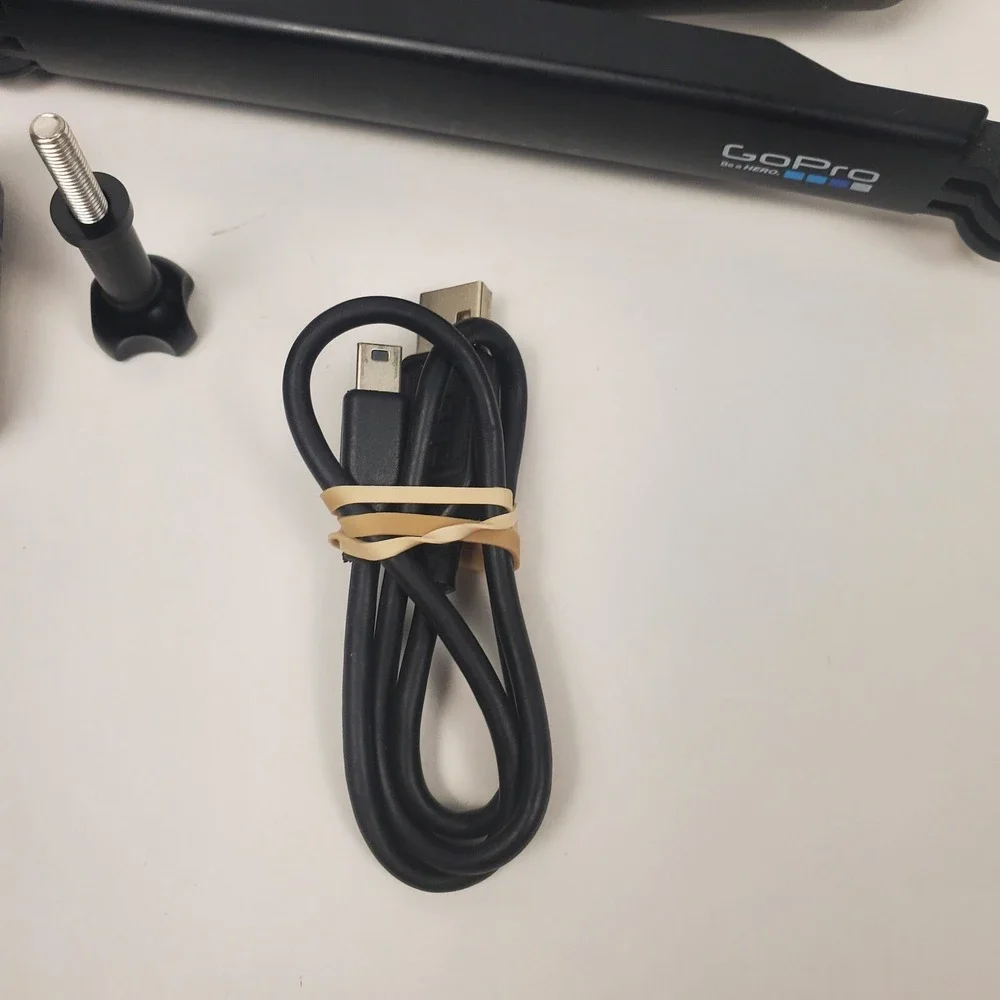 GoPro HERO4 Action Camera Battery Case Handle Tripod Tested Working